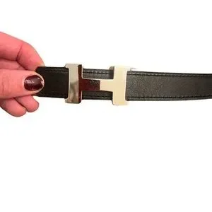 Hermes | Accessories | Hermes Reversible H Belt In Black And  display picture 1